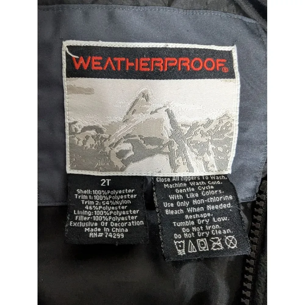 Weatherproof Kids Snow Bib Overalls Winter Ski Snowboard Fleece Lined 2T Pockets - Picture 3 of 10